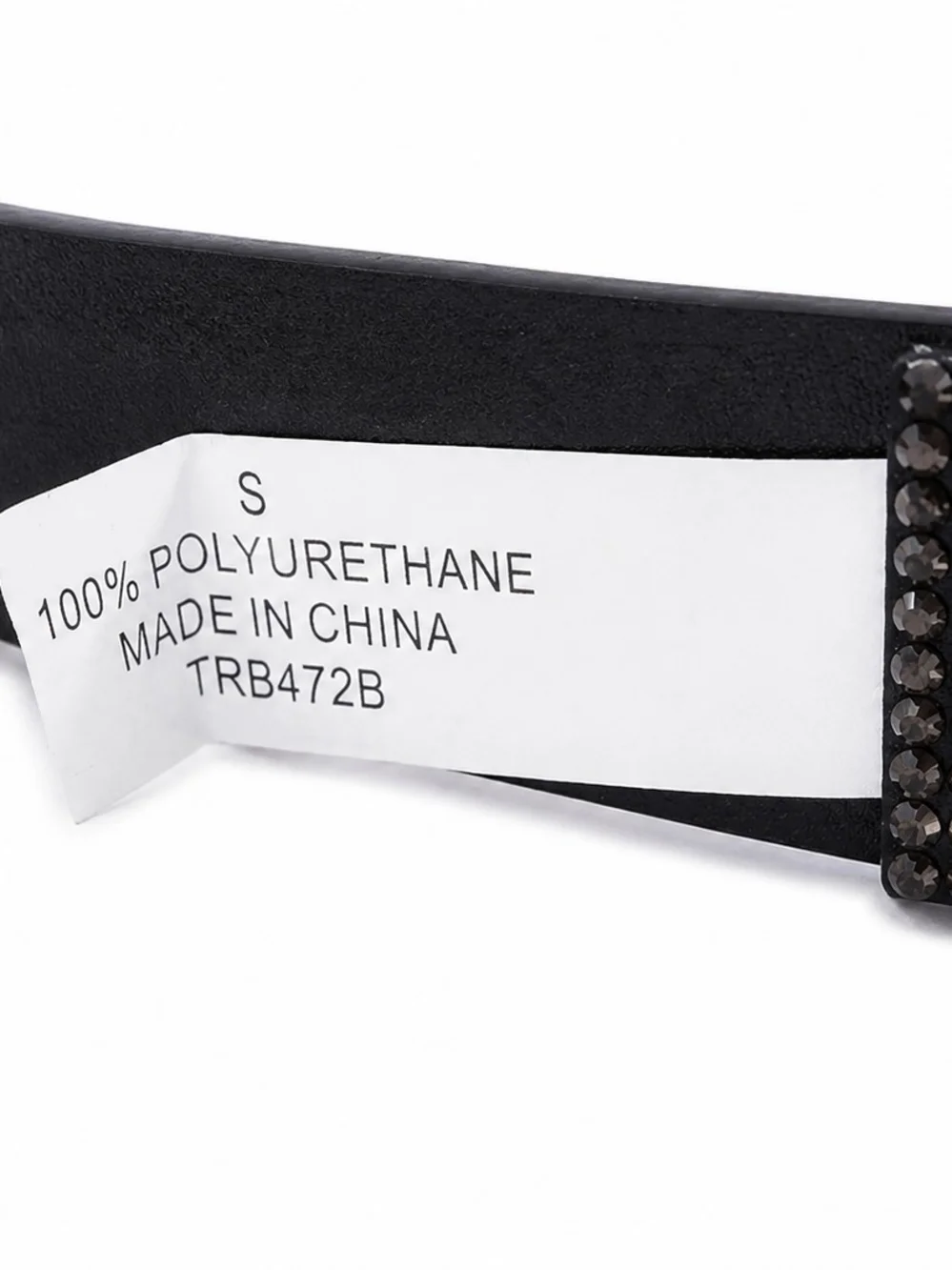 🆕️True Religion Crystal Rhinestone Belt Black Size S NWT